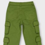 PANTALON CARGO EN COTON ELASTHANNE – Image 4