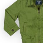 BLOUSON EN COTTON ET ELASTHANNE UNI – Image 5