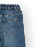 PANTALON JEAN TAILLE ELASTIQUE EN DENIM COTON – Image 2