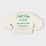 SWEA COL ROND MOLLETON COTON – Image 3