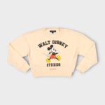 SWEAT COL ROND IMPRIME MICKEY MOUSE