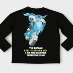 T SHIRT GARÇON EN JERSEY 100% COTON IMPRIME BATMAM – Image 6