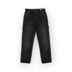 PANTALON CARPENTER EN DENIM NOIR 100% COTON