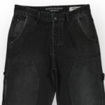 PANTALON CARPENTER EN DENIM NOIR 100% COTON – Image 2