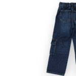 PANTALON AVEC CEINTURE ELASTIQUE EN DENIM 100 % COTON – Image 10