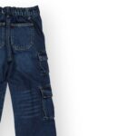 PANTALON AVEC CEINTURE ELASTIQUE EN DENIM 100 % COTON – Image 9