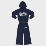 JOGGING FILLETTE MOLLETON COTON ELASTHANNE