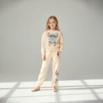 JOGGING FILLETTE MOLLETON COTON ELASTHANNE