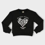 SWEAT COL ROND MOLLETON COTON ELASTHANNE