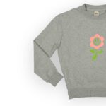 SWEAT COL ROND MOLLETON COTON ELASTHANNE – Image 4