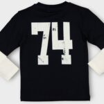 T SHIRT GARÇON DOUBLE MANCHE EN JERSEY 100 % COTON – Image 4