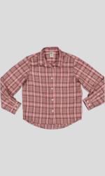 CHEMISE FILLETTE EN COTON A CARREAUX – Image 2