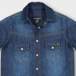 CHEMISE JEANS A COL CLASSIQUE POUR ENFANT – Image 6