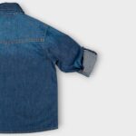 CHEMISE JEANS A COL CLASSIQUE POUR ENFANT – Image 4
