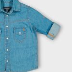 CHEMISE JEANS A COL CLASSIQUE POUR ENFANT – Image 7