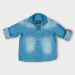 CHEMISE JEANS A COL CLASSIQUE POUR ENFANT – Image 9