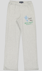 PANTALON JOGGING  FEMME MOLLETTON COTTON ELASTHANE