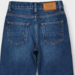 PANTALON JEANS TAILLE HAUTE EN DENIM 100 % COTON – Image 4