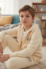 JOGGING GARÇON MOLLETON COTON