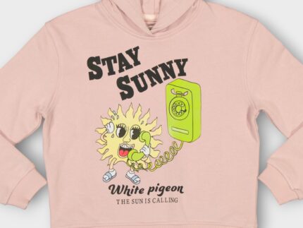 SWEAT A CAPUCEH MOLLETON 100 % COTON