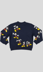 SWEAT COL ROND MICKEY MOUSE EN MOLLETON 100 % COTON – Image 3