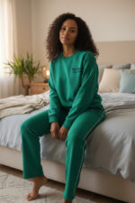 HAUT JOGGING FEMME MOLLETTON COTTON-ELASTHANE