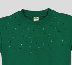 SWEAT COL ROND MOLLETON COTON ELASTHANNE AVEC STRASS – Image 9
